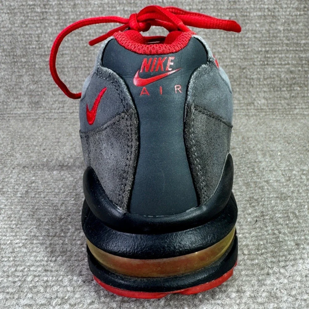 Nike Air Max 95 Kids 5Y Grey Red Athletic‎ Running Shoes 307565-069